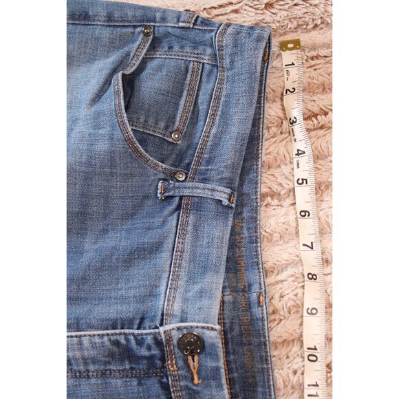 Chicos So Slimming Girlfriend Crop Jeans Chicos Sz Blue Jeans, nice - Picture 6 of 14